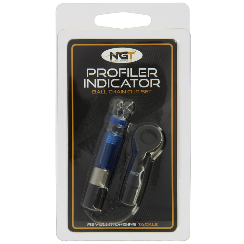 NGT Profiler Indicator - Purple Ball Clip Head with Black Chain and Adjustable Weight