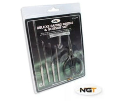 NGT Deluxe Baiting Needle & Braid Scissor Set