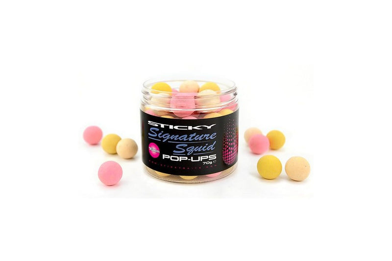 STICKY BAITS SIGNATURE SQUID POP UPS - MIXED COLOURS